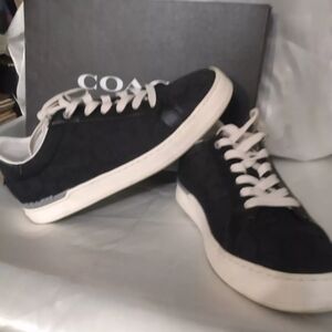 Coach woman's fashion sneaker size 7.5 Black
